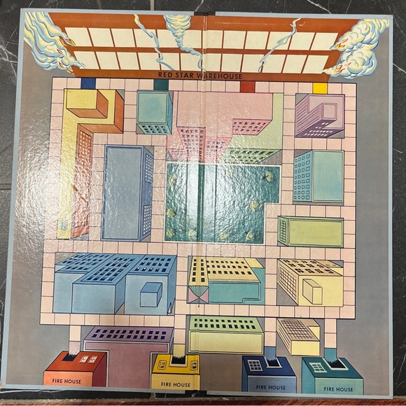 RARE Vintage Fire Chief The Game Of Mixed Up Firemen 1957 Selchow & Righter Co. - Picture 9 of 12